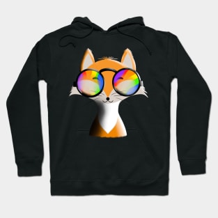 Fox with glasses Hoodie